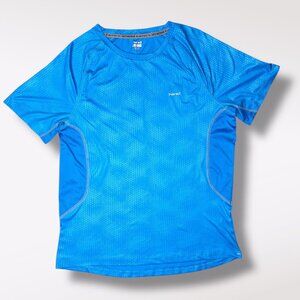 Hind Running Shirt Blue Athletic Tee Short Sleeve Moisture Wicking Men’s Medium